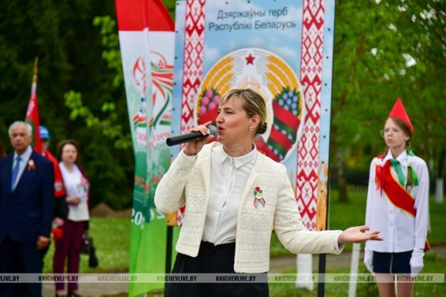 В Кричеве отметили День Государственного флага, Герба и Гимна Республики Беларусь