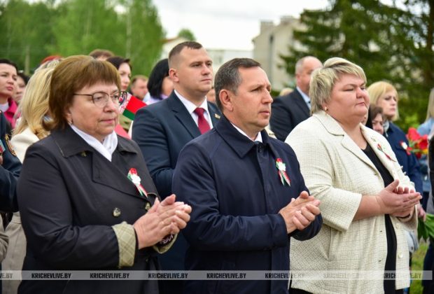 В Кричеве отметили День Государственного флага, Герба и Гимна Республики Беларусь