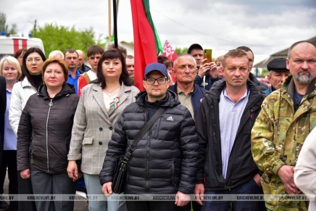 В Кричеве отметили День Государственного флага, Герба и Гимна Республики Беларусь