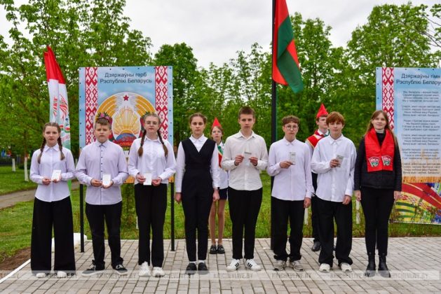 В Кричеве отметили День Государственного флага, Герба и Гимна Республики Беларусь
