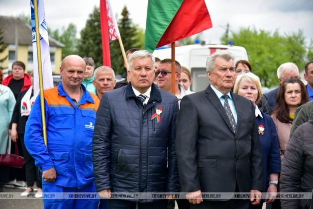 В Кричеве отметили День Государственного флага, Герба и Гимна Республики Беларусь