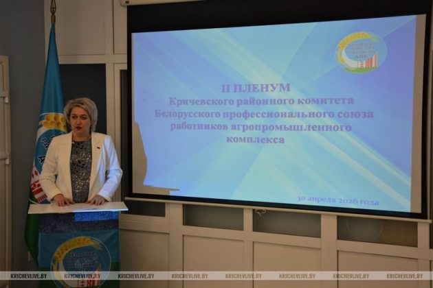 В Кричеве подвели итоги работы районной профсоюзной организации работников АПК