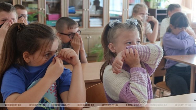 Спасатели Кричевского района провели уроки безопасности для сельских школьников