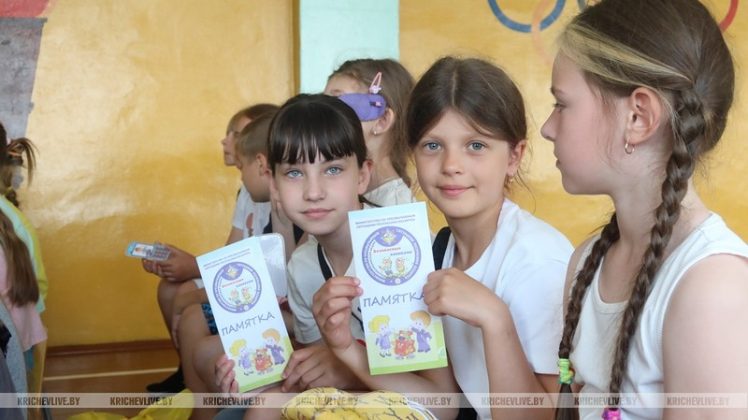 Кричевские спасатели напомнили детям главные правила безопасных каникул