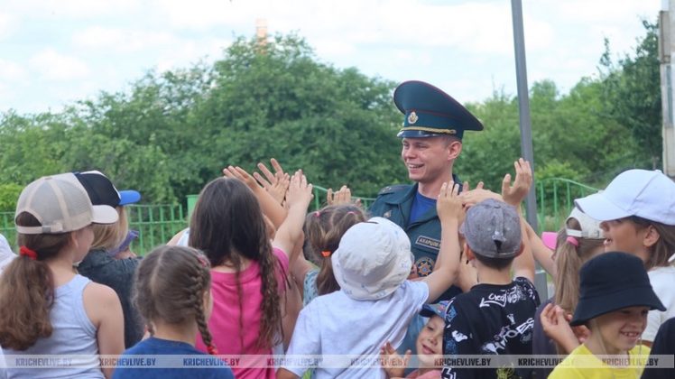 Кричевские спасатели напомнили детям главные правила безопасных каникул