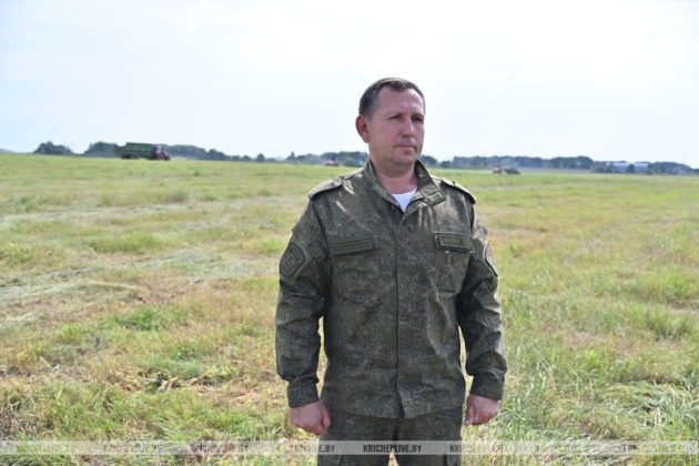 В Кричевском районе продолжается заготовка кормов