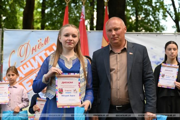Сегодня в Кричеве развернулся настоящий праздник для детей