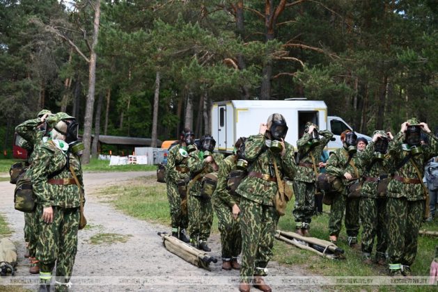В Кричеве прошли соревнования гражданских формирований гражданской обороны