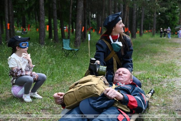 В Кричеве прошли соревнования гражданских формирований гражданской обороны