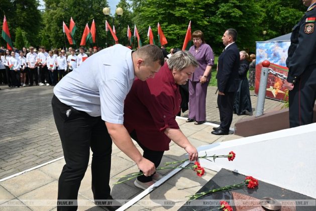 22 июня – День всенародной памяти: митинг-реквием прошел у Кургана Славы в Кричеве