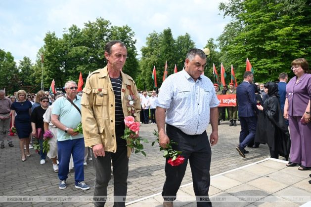 22 июня – День всенародной памяти: митинг-реквием прошел у Кургана Славы в Кричеве