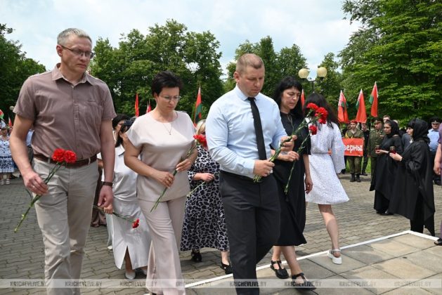 22 июня – День всенародной памяти: митинг-реквием прошел у Кургана Славы в Кричеве
