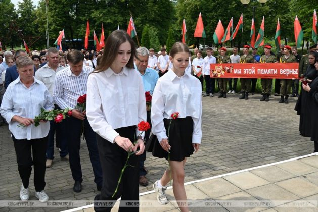 22 июня – День всенародной памяти: митинг-реквием прошел у Кургана Славы в Кричеве