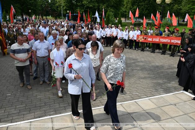22 июня – День всенародной памяти: митинг-реквием прошел у Кургана Славы в Кричеве