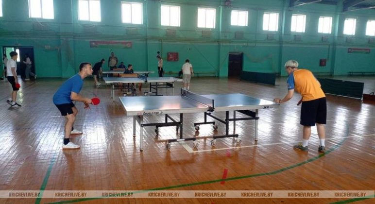 В Кричеве стартовал марафон молодежи и студенчества с турнира по настольному теннису