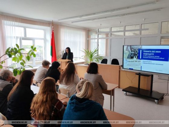 Молодежная группа в рамках единого дня информирования встретилась с коллективом СШ №7