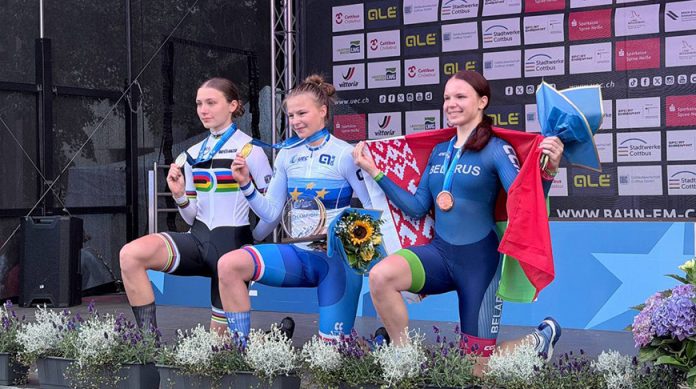Белоруска Шестак стала чемпионкой Европы-U18 по велоспорту на треке Белоруска Шестак стала чемпионкой Европы-U18 по велоспорту на треке