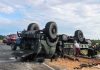 Автомобиль с военными опрокинулся на трассе «Осиповичи–Барановичи»: погибли двое, 14 пострадавших Автомобиль с военными опрокинулся на трассе «Осиповичи–Барановичи»: погибли двое, 14 пострадавших