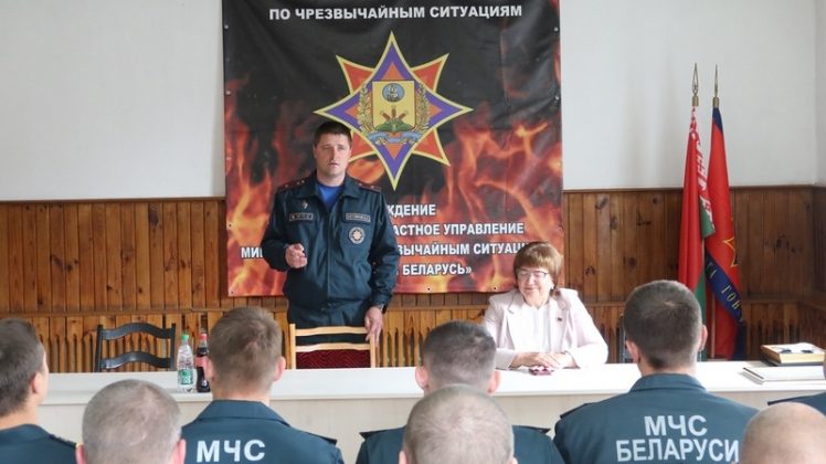 В Кричевском РОЧС прошло торжественное мероприятие ко Дню пожарной службы