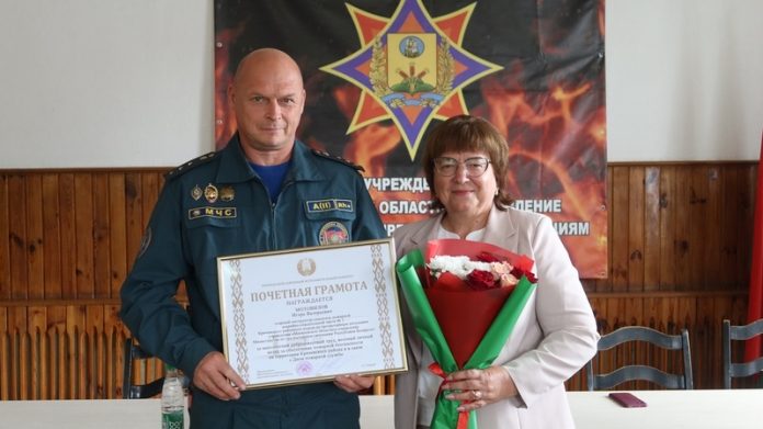 В Кричевском РОЧС прошло торжественное мероприятие ко Дню пожарной службы