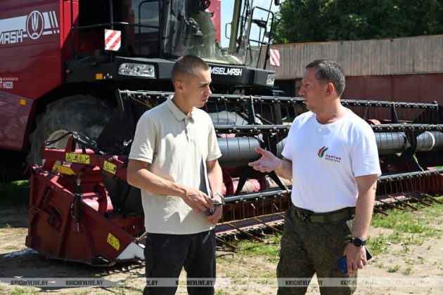 На Кричевщине проверили готовность техники к уборочной страде