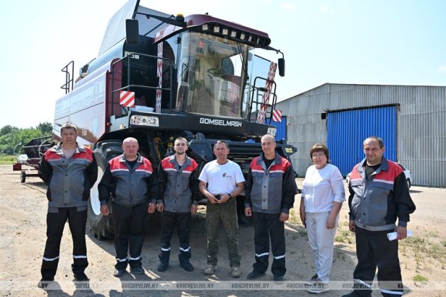 На Кричевщине продолжается проверка готовности комбайнов к уборочной страде