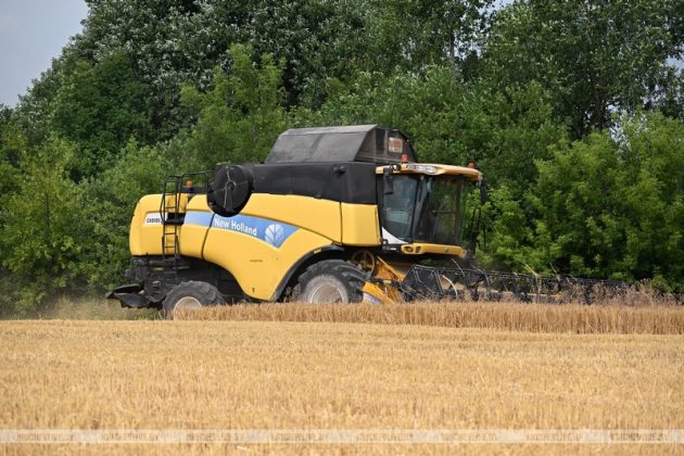 В Кричевском районе дан старт уборке озимого ячменя