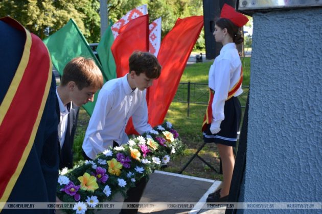 Митинг-реквием у памятника Николаю Сиротинину прошел в Кричевском районе