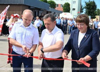 Пешеходный мост открыли в Кричеве Пешеходный мост открыли в Кричеве