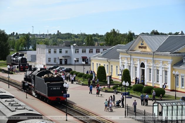 Пешеходный мост открыли в Кричеве