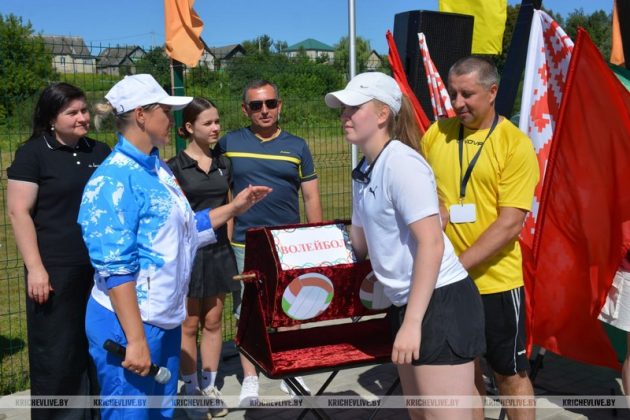 В Кричеве впервые прошел открытый чемпионат по пляжному волейболу