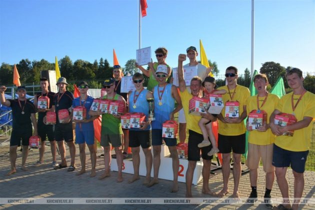 В Кричеве впервые прошел открытый чемпионат по пляжному волейболу