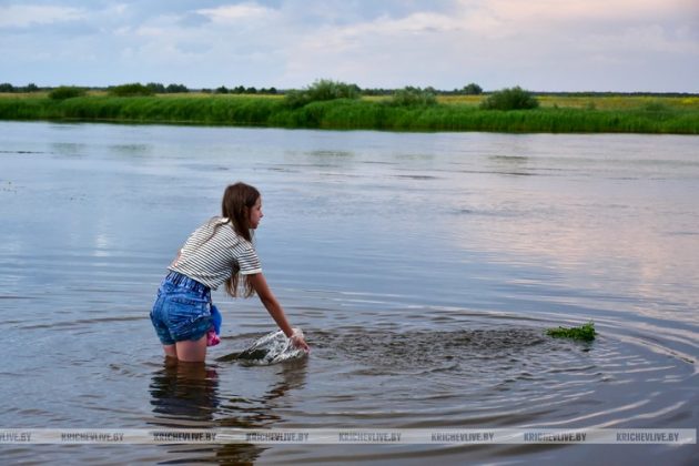 В Кричеве Купальскую ночь встретили песнями и танцами у воды