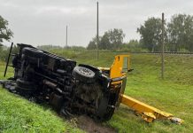 ДТП в Горках: автокран врезался в легковой автомобиль ДТП в Горках: автокран врезался в легковой автомобиль