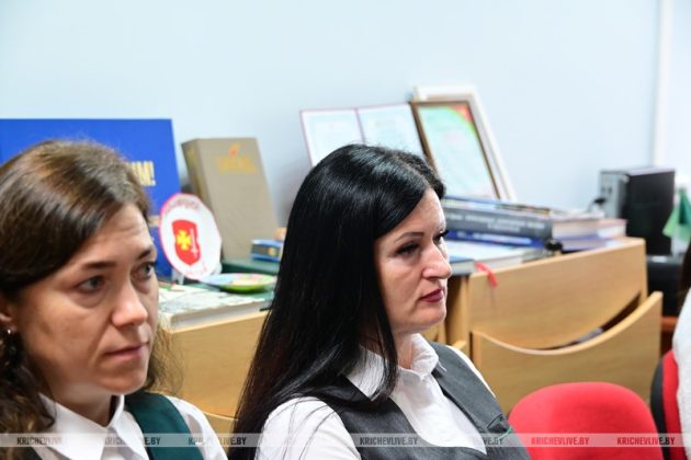 Вопросы экологической культуры обсудил с трудовым коллективом председатель Кричевского райисполкома Алексей Шарай