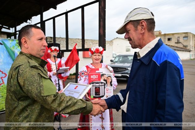 На Кричевщине отмечали хлеборобов ОАО «Новобельское-АГРО»
