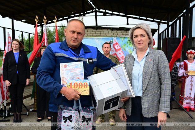На Кричевщине отмечали хлеборобов ОАО «Новобельское-АГРО»