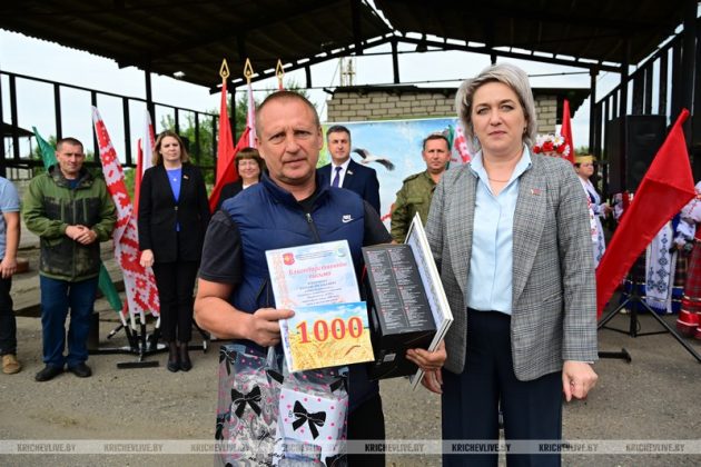На Кричевщине отмечали хлеборобов ОАО «Новобельское-АГРО»