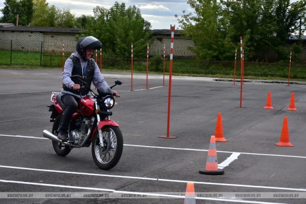 В ГАИ напомнили о безопасности кричевским мотоциклистам