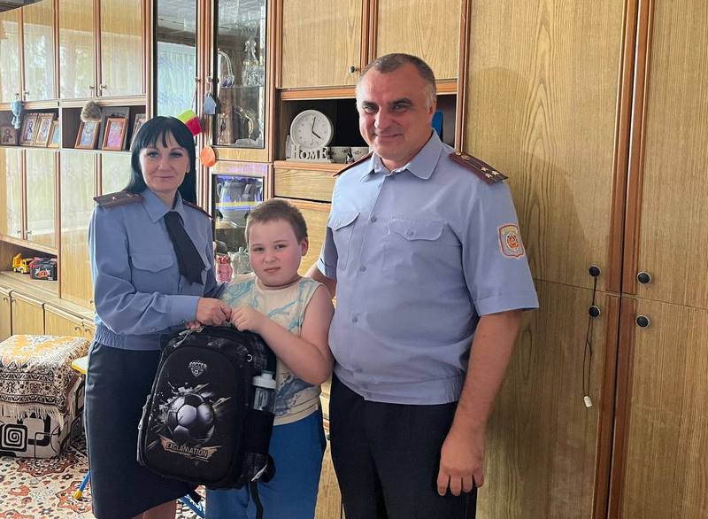 Кричевские милиционеры поддержали акцию «В школу – с радостью!»