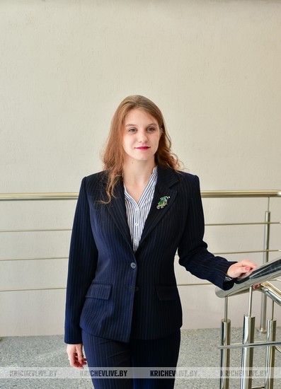 Молодой специалист из Кричева Полина Дюбкова о работе и планах
