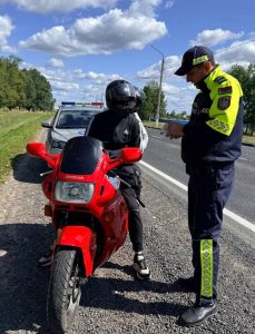 ГАИ Кричевщины проверила соблюдение ПДД владельцами мототранспорта