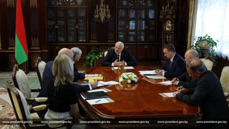 Встреча Президента со спецпосланником США по Беларуси Джоном Коулом