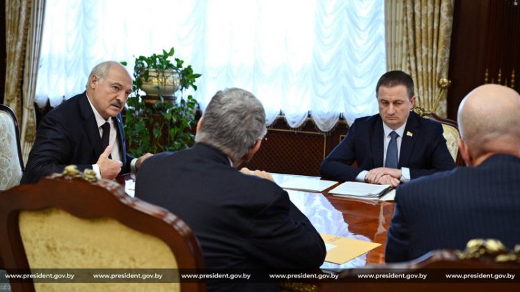 Встреча Президента со спецпосланником США по Беларуси Джоном Коулом
