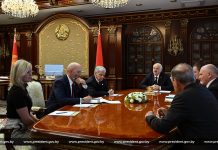 Встреча Президента со спецпосланником США по Беларуси Джоном Коулом