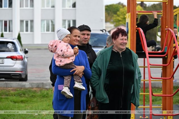 В Кричеве прошел праздник двора «По-соседски»