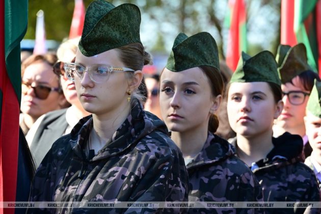 В Кричеве на Кургане Славы прошел митинг к 83-й годовщине освобождения города