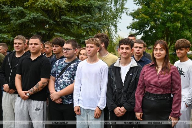 В Кричеве новый учебный год начался для учащихся аграрно-строительного колледжа