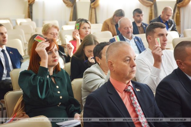 Сессия кричевского райсовета: депутаты рассмотрели вопросы финансирования